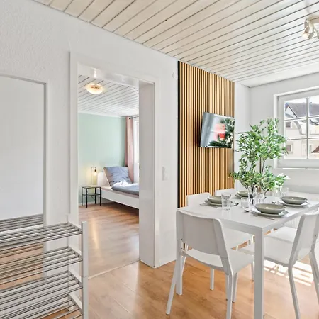 公寓 Grosszuegige Monteurwohnungen In Mit Smart Tv, Wifi, Parkplatz